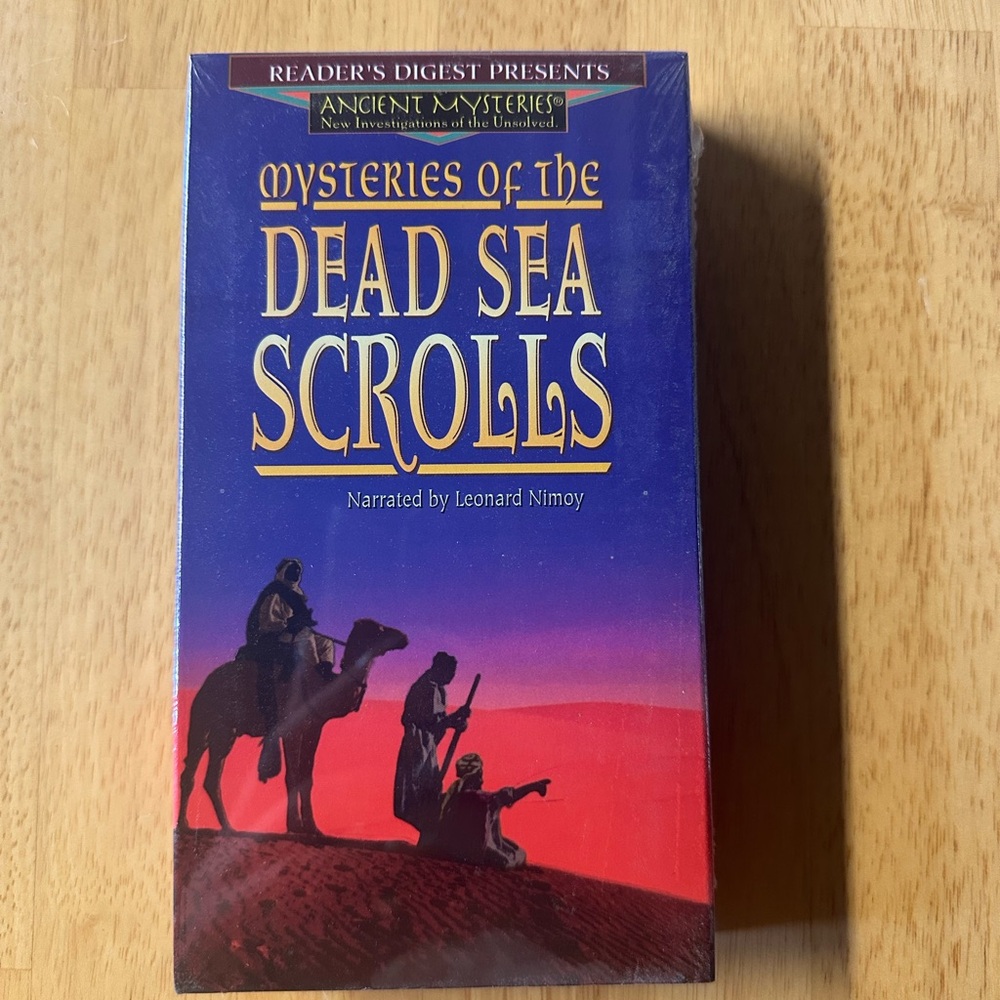 Mysteries of the Dead Sea Scrolls VHS sealed